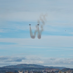 Patrouille Suisse Training 30.10.2020 Wangen-Lachen